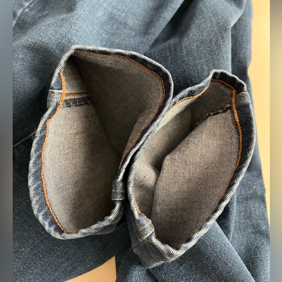 29 (6-8)👖Like New Everlane High Rise Slim Straight Cigarette Ankle Blue Jean 29 - Picture 15 of 17